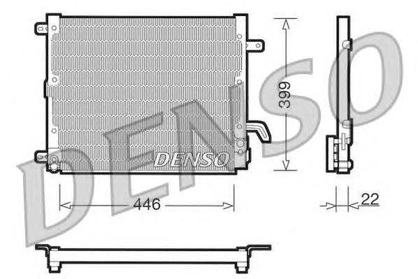 Конденсатор кондиционера Fiat/Alfa/Lancia 7799352 цена, от 242.80 USD