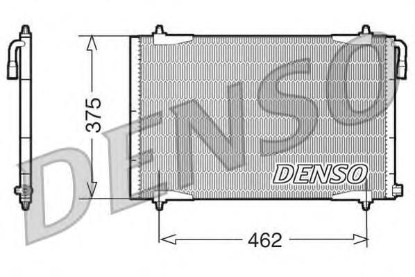 DCN21006 Denso radiador de aparelho de ar condicionado