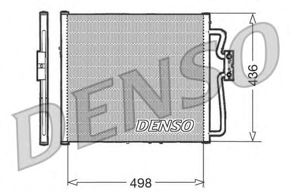 DCN23009 Denso radiador de aparelho de ar condicionado