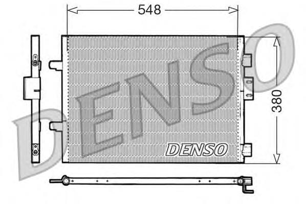 DCN23007 Denso radiador de aparelho de ar condicionado