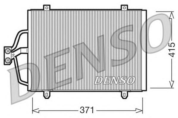 DCN23003 Denso radiador de aparelho de ar condicionado