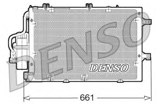 DCN20015 Denso radiador de aparelho de ar condicionado