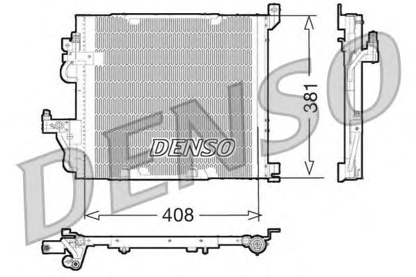 DCN20012 Denso radiador de aparelho de ar condicionado