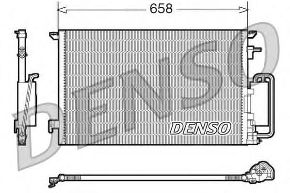 Конденсатор кондиционера Denso DCN20032 цена, от 67.21 USD