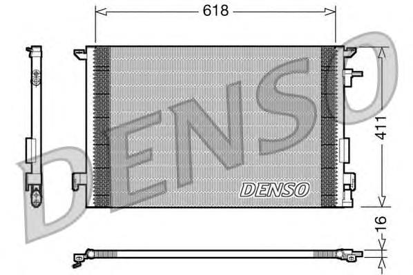 DCN20031 Denso radiador de aparelho de ar condicionado