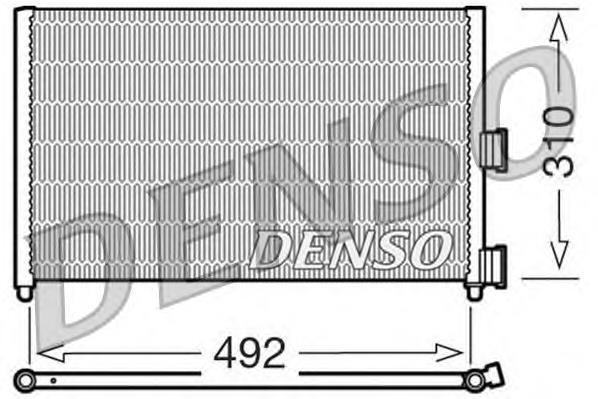 DCN09071 Denso radiador de aparelho de ar condicionado