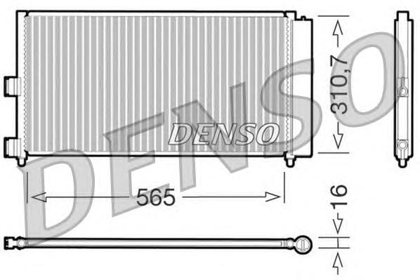 Радиатор кондиционера DCN09070 Denso