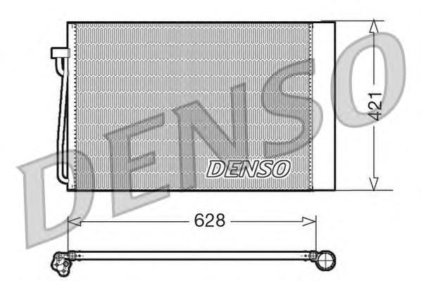 DCN05018 Denso radiador de aparelho de ar condicionado