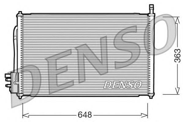 DCN10006 Denso radiador de aparelho de ar condicionado