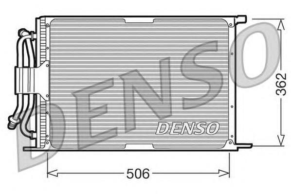 DCN10005 Denso radiador de aparelho de ar condicionado