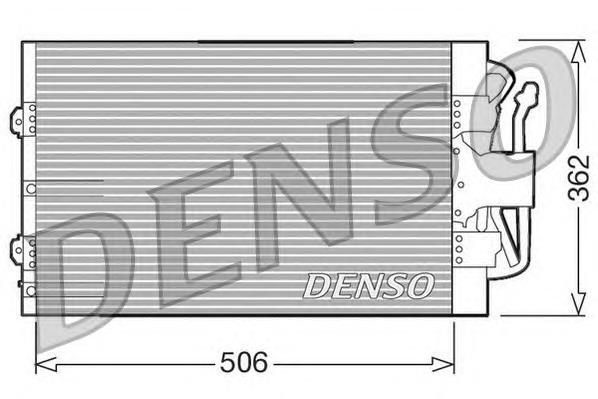 DCN10004 Denso radiador de aparelho de ar condicionado