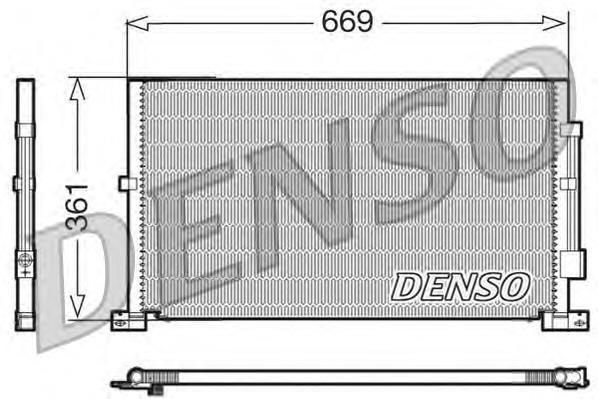 DCN10012 Denso radiador de aparelho de ar condicionado