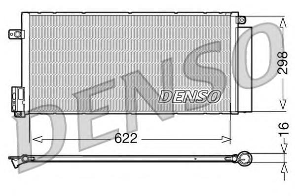 DCN09110 Denso radiador de aparelho de ar condicionado
