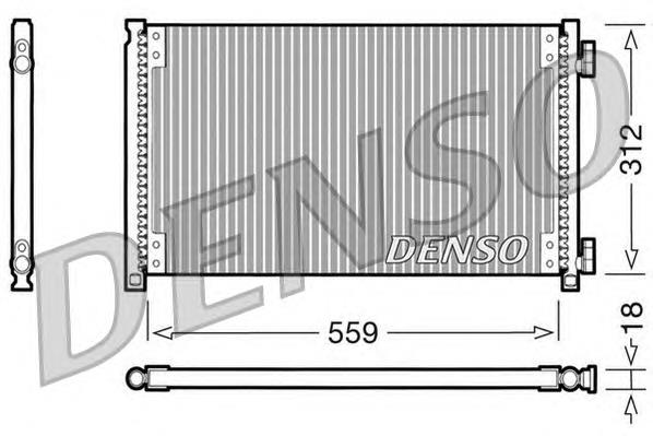 Radiador de aparelho de ar condicionado DCN09100 Denso