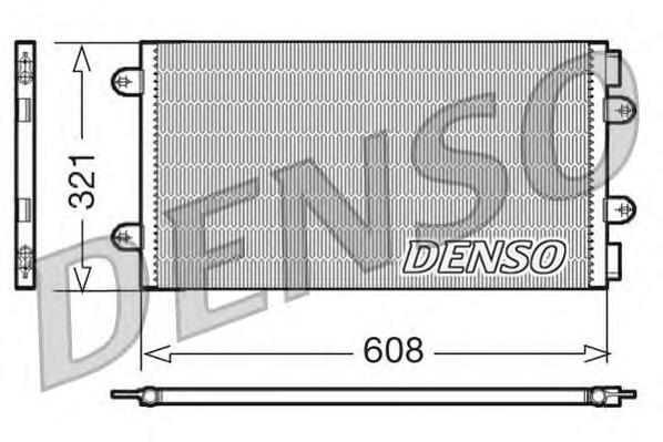 DCN09104 Denso radiador de aparelho de ar condicionado