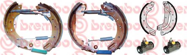 Задние барабанные колодки K24044 Brembo