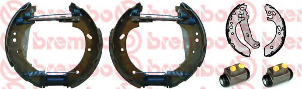 Sapatas do freio traseiras de tambor K24046 Brembo