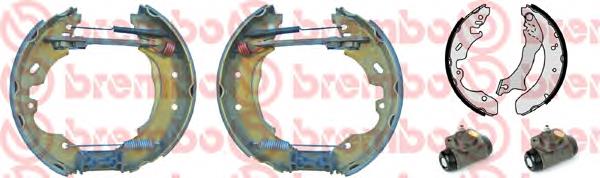 Sapatas do freio traseiras de tambor K24040 Brembo