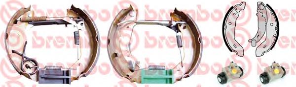 K50004 Brembo sapatas do freio traseiras de tambor