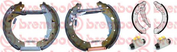 K28011 Brembo sapatas do freio traseiras de tambor