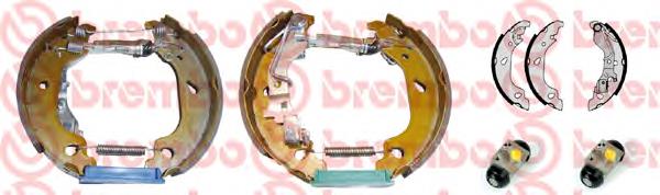 Sapatas do freio traseiras de tambor K23047 Brembo