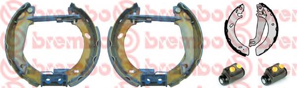 K24032 Brembo sapatas do freio traseiras de tambor