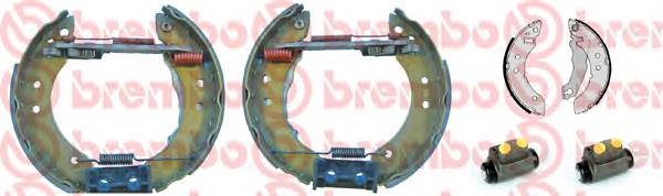 Sapatas do freio traseiras de tambor K24016 Brembo