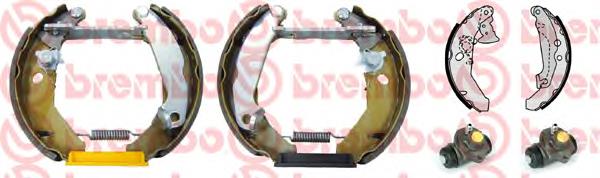 K24027 Brembo sapatas do freio traseiras de tambor