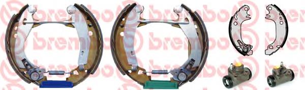 Sapatas do freio traseiras de tambor K61035 Brembo