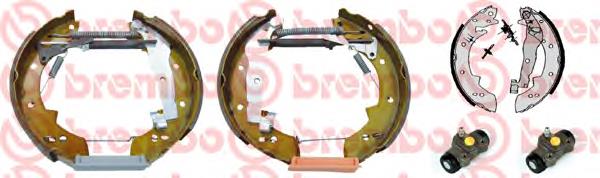 Sapatas do freio traseiras de tambor K61019 Brembo