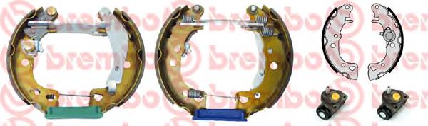 K61045 Brembo sapatas do freio traseiras de tambor