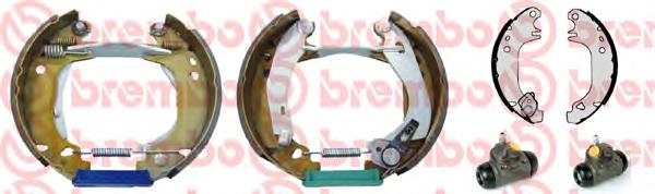 Sapatas do freio traseiras de tambor K61041 Brembo