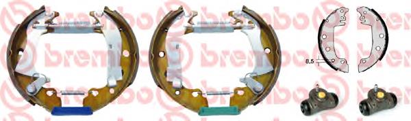 Колодки тормозные задние барабанные 7701205104 Renault (RVI)