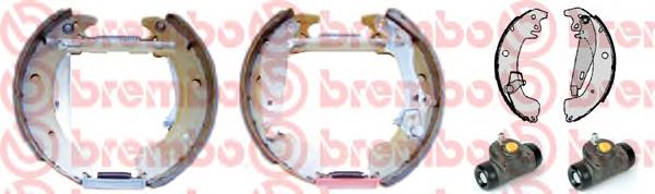 K68023 Brembo sapatas do freio traseiras de tambor