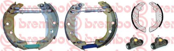 K61060 Brembo sapatas do freio traseiras de tambor