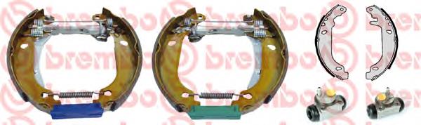 Задние барабанные колодки K61054 Brembo