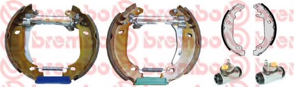 Sapatas do freio traseiras de tambor K68050 Brembo