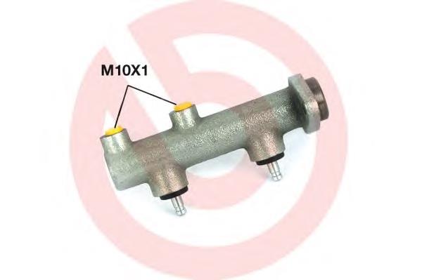 Купить M85041 Brembo Главный тормозной цилиндр