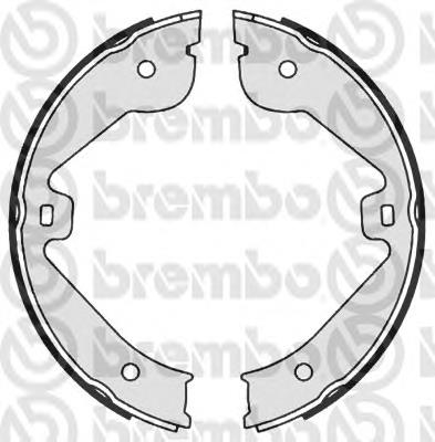 S85536 Brembo sapatas do freio de estacionamento