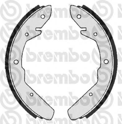 Sapatas do freio traseiras de tambor S85530 Brembo