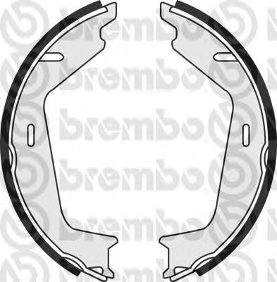 Тормозные колодки стояночного тормоза Brembo S86511 цена, от 32.64 USD