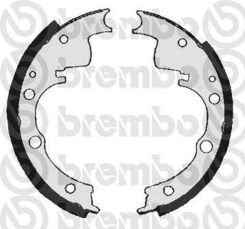 SA6502 Brembo sapatas do freio traseiras de tambor