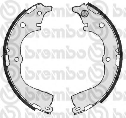 S83533 Brembo sapatas do freio traseiras de tambor