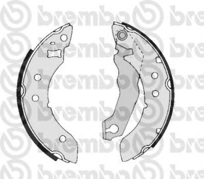 S24536 Brembo sapatas do freio traseiras de tambor