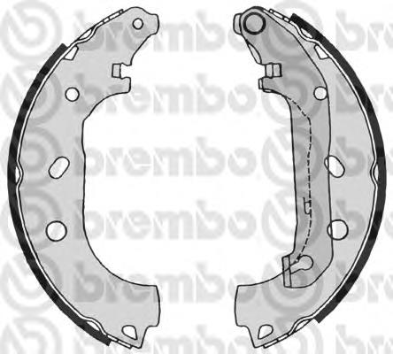 Тормоза рабочие задние ножные и тормозные барабаны Brembo S24539 цена, от 31.20 USD