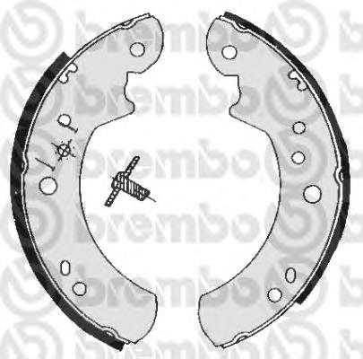 S24513 Brembo sapatas do freio traseiras de tambor