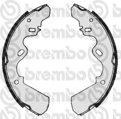 S34504 Brembo sapatas do freio traseiras de tambor