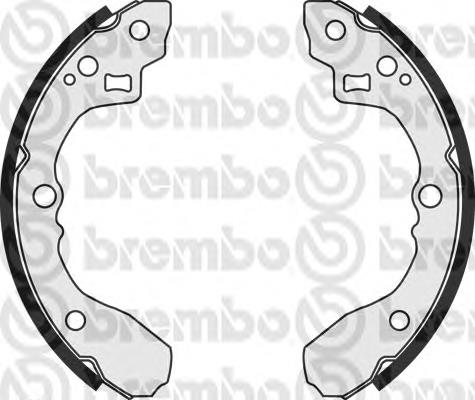 S30513 Brembo sapatas do freio traseiras de tambor