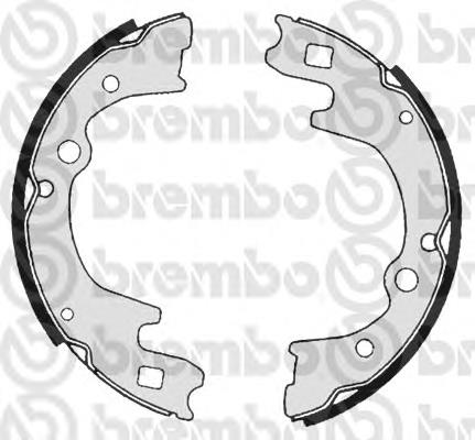 S30515 Brembo sapatas do freio traseiras de tambor