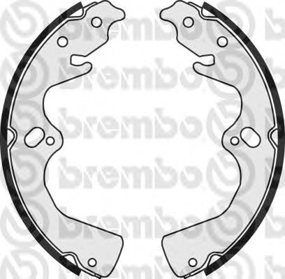 S30516 Brembo sapatas do freio traseiras de tambor